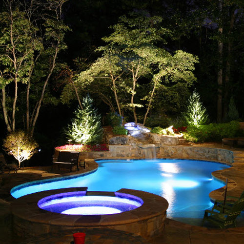 pool landscape lighting